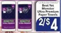 Caledonia Marketplace Best Yet Monster Ultra Premium Paper Towels offer