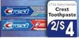 Caledonia Marketplace Crest Toothpaste offer