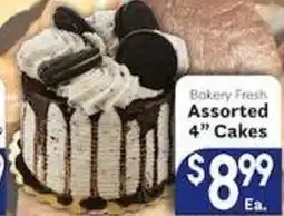 Caledonia Marketplace Bakery Fresh Assorted 4" Cakes offer