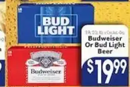 Caledonia Marketplace Budweiser Or Bud Light Beer offer