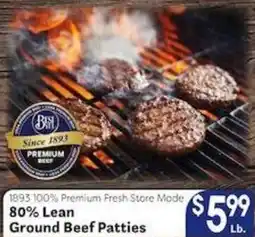 Caledonia Marketplace 80% Lean Ground Beef Patties offer