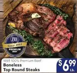 Caledonia Marketplace Boneless Top Round Steaks offer