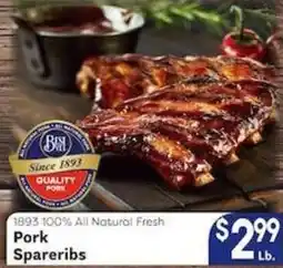 Caledonia Marketplace Pork Spareribs offer