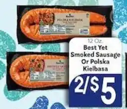 Caledonia Marketplace Best Yet Smoked Sausage Or Polska Kielbasa offer