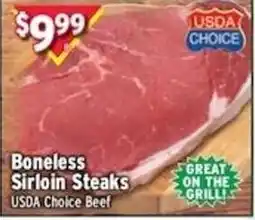 Met Foodmarkets Boneless Sirloin Steaks offer