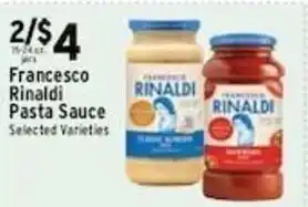 Met Foodmarkets Francesco Rinaldi Pasta Sauce offer