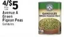 Met Foodmarkets Avenue A Green Pigeon Peas offer
