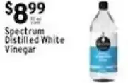 Met Foodmarkets Spectrum Distilled White Vinegar offer