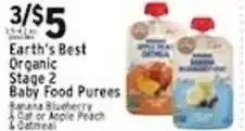 Met Foodmarkets Earth's Best Organic Stage 2 Baby Food Purees offer