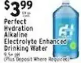 Met Foodmarkets Perfect Hydration Alkaline Electrolyte Enhanced Drinking Water offer