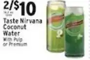 Met Foodmarkets Taste Nirvana Coconut Water offer
