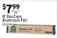 Met Foodmarkets If You Care Aluminum Foil Original offer