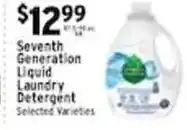Met Foodmarkets Seventh Generation Liquid Laundry Detergent offer