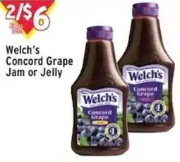 Met Foodmarkets Welch's Concord Grape Jam or Jelly offer