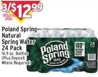 Met Foodmarkets Poland Spring- Natural Spring Water offer