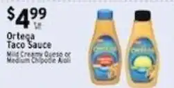 Met Foodmarkets Ortega Taco Sauce offer