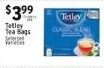 Met Foodmarkets Tetley Tea Bags offer