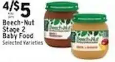Met Foodmarkets Beech-Nut Stage 2 Baby Food offer