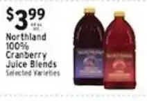Met Foodmarkets Northland 100% Cranberry Juice Blends offer