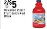 Met Foodmarkets Hawaiian Punch Fruit Juicy Red Drink offer
