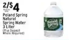 Met Foodmarkets Poland Spring Natural Spring Water offer