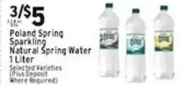 Met Foodmarkets Poland Spring Sparkling Natural Spring Water offer