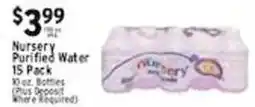 Met Foodmarkets Nursery Purified Water offer