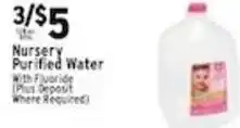 Met Foodmarkets Nursery, Purified Water With Fluoride offer