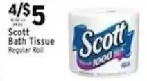 Met Foodmarkets Scott Bath Tissue offer