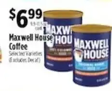 Pioneer Supermarkets Maxwell House Coffee offer