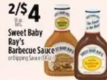 Pioneer Supermarkets Sweet Baby Ray's Barbecue Sauce or Dipping Sauce offer