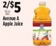Pioneer Supermarkets Avenue A Apple Juice offer