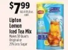 Pioneer Supermarkets Lipton Lemon Iced Tea Mix offer