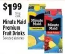 Pioneer Supermarkets Minute Maid Premium Fruit Drinks offer