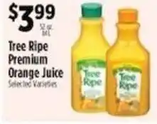Pioneer Supermarkets Tree Ripe Premium Orange Juice offer