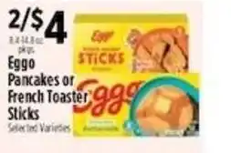 Pioneer Supermarkets Eggo Pancakes or French Toaster Sticks offer