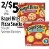 Pioneer Supermarkets Bagel Bites Pizza Snacks offer