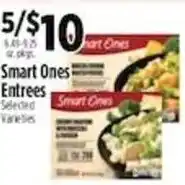 Pioneer Supermarkets Smart Ones Entrees offer