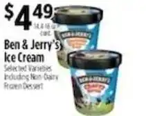 Pioneer Supermarkets Ben & Jerry's kce Cream offer