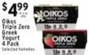 Met Foodmarkets Oikos triple zero greek yogurt offer