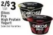 Met Foodmarkets Oikos pro high protein yogurt offer