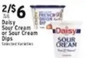 Met Foodmarkets Daisy sour cream or sour cream dips offer