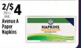 Pioneer Supermarkets Avenue A Paper Napkins offer