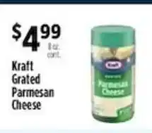 Pioneer Supermarkets Kraft Grated Parmesan Cheese offer