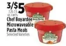 Pioneer Supermarkets Chef Boyardee Microwaveable Pasta Meals offer