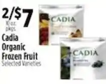 Pioneer Supermarkets Cadia Organic Frozen Fruit offer
