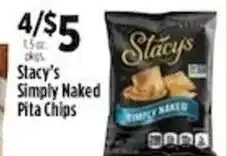 Pioneer Supermarkets Stacy's Simply Naked Pita Chips offer