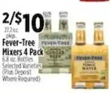 Pioneer Supermarkets Fever-Tree Mixers offer