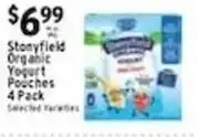Met Foodmarkets Stonyfield Organic Yogurt Pouches offer