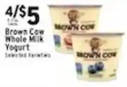 Met Foodmarkets Brown Cowow.com Whole Milk Yogurt offer